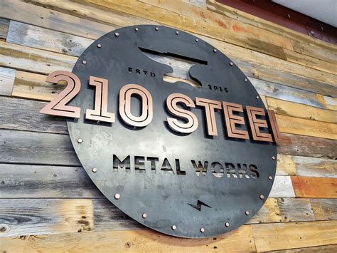 metal fabricated signs|custom made signs metal.